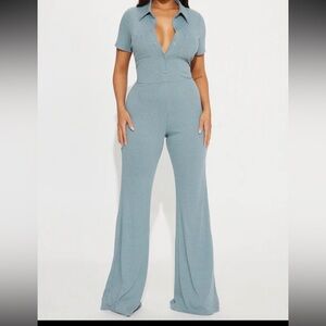 Women's Blue Jumpsuit